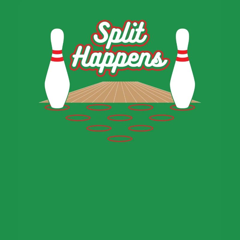 Bowling Tshirt Geschenk Bowling Fans Freunde Split