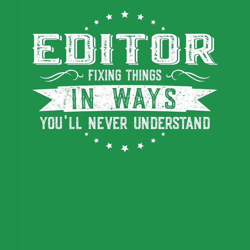Editor Colleagues Gift Profession Saying Funny