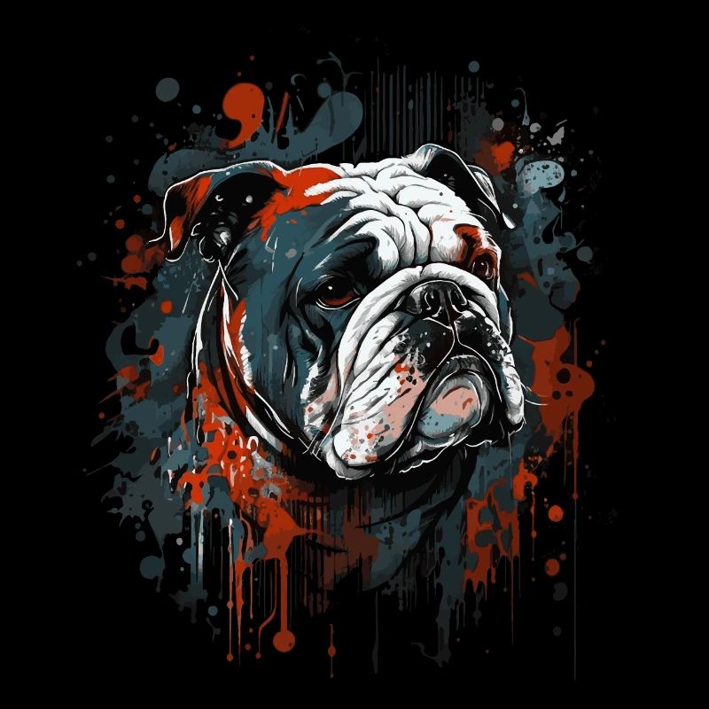 Grumpy English Bulldog