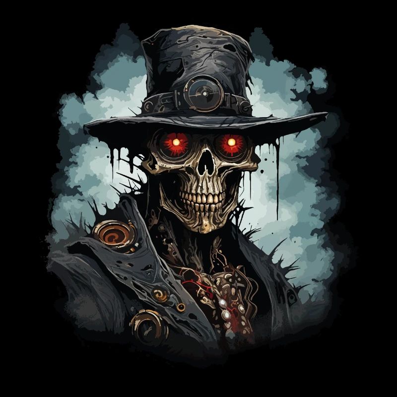 Steampunk Zombie Cowboy