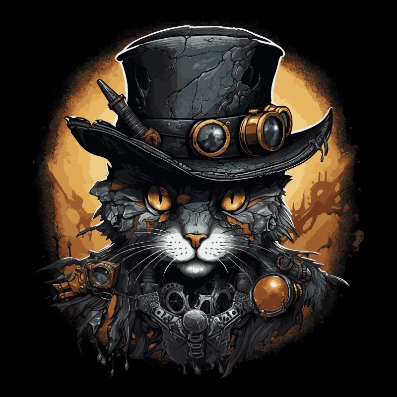 Steampunk Katze