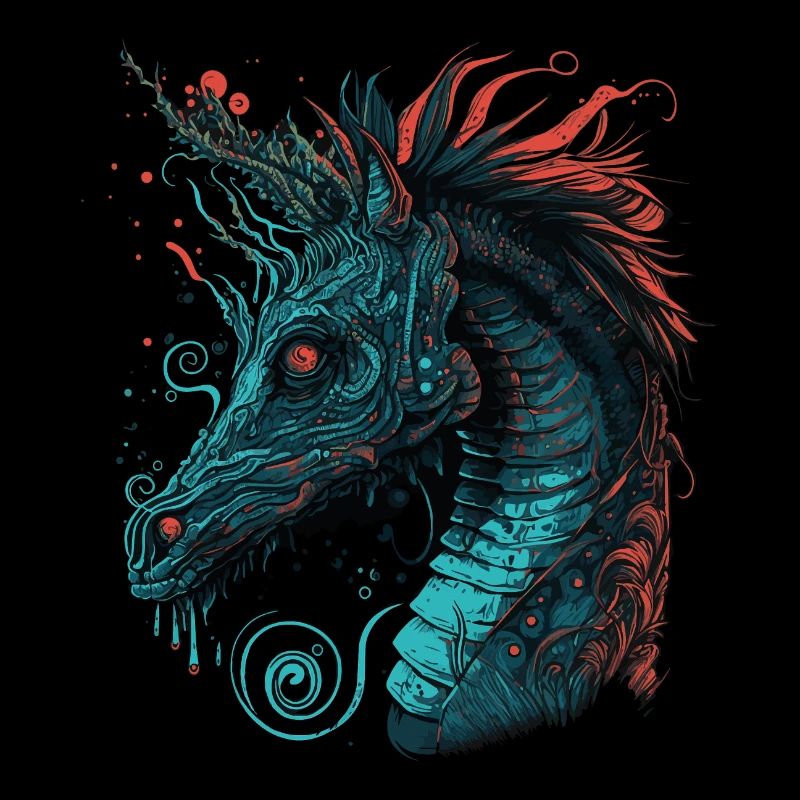 Seepferdchen Einhorn