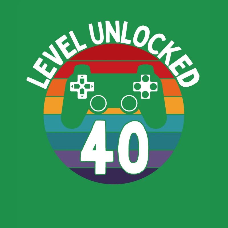 Level 40 Unlock 40th Birthday Gaming