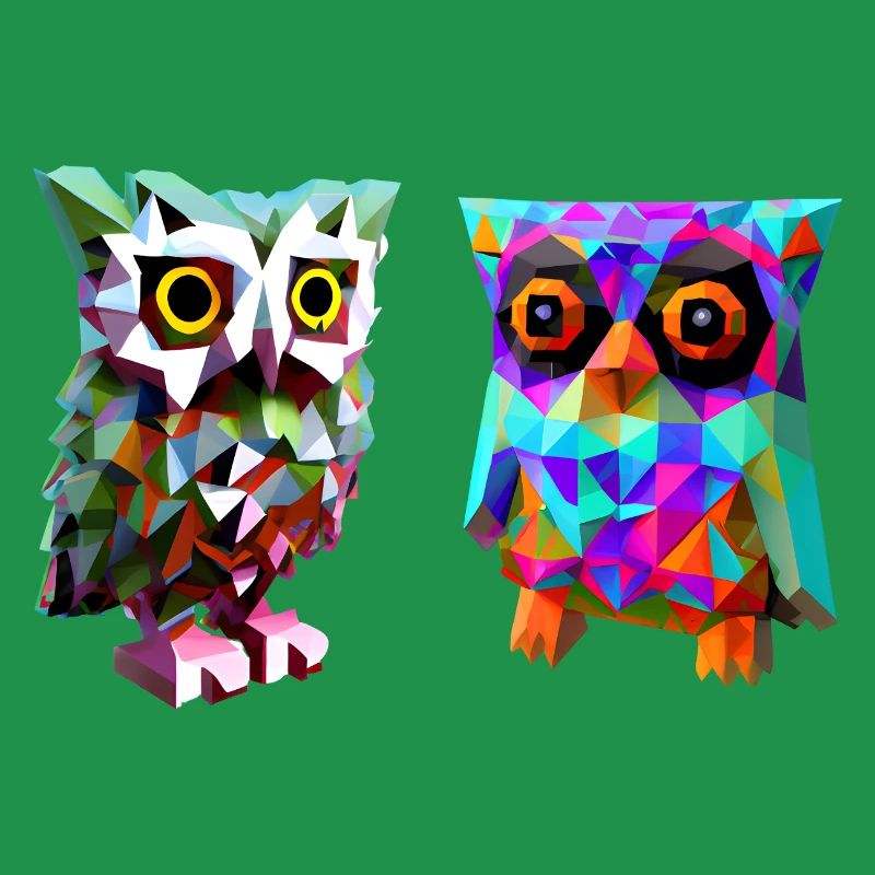 Hiboux polygonaux