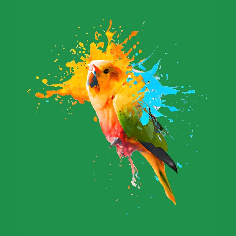 Perroquet - Explosion de couleur