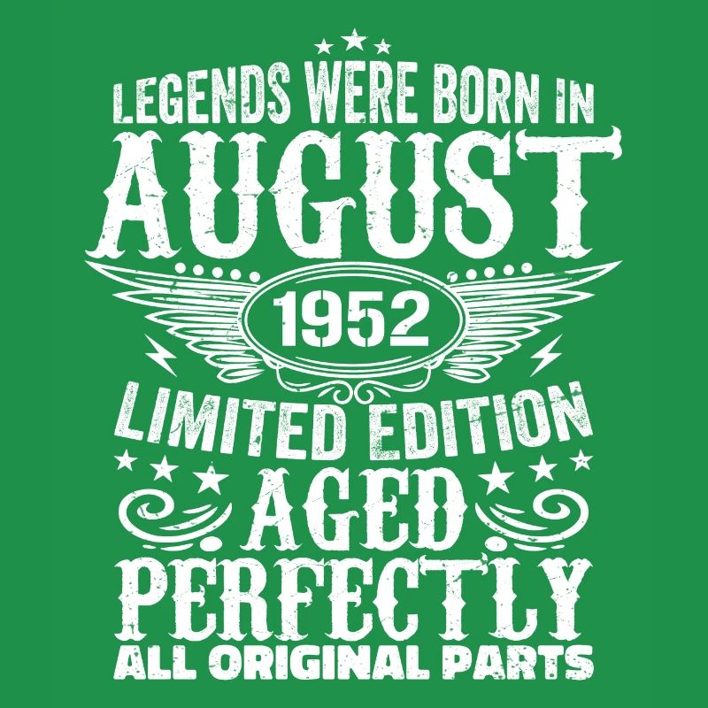 August 1952 Jubiläum 1952 Legenden August