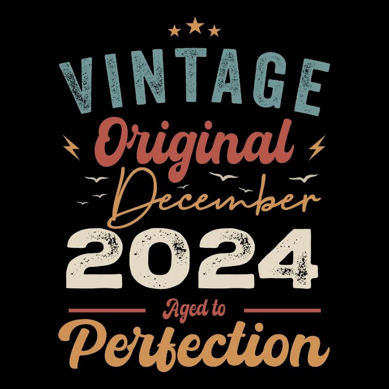 Vintage Geburtstag - Dezember 2024 - Geschenkidee