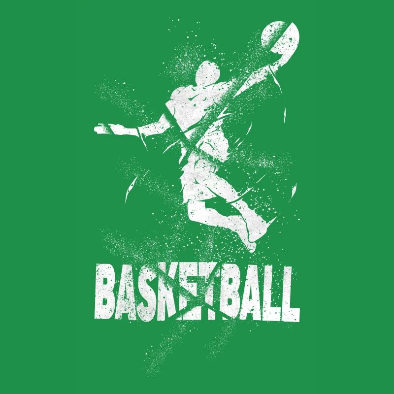 Basketteur Basketteur Dunking Grunge Splash