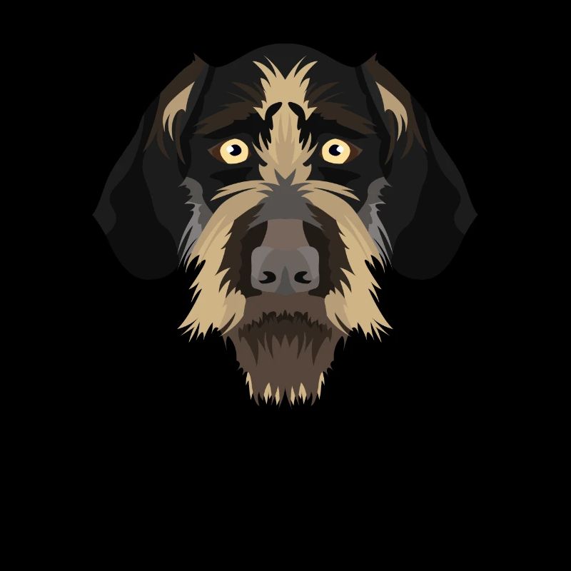 Lächelnder Deutsch Drahthaar