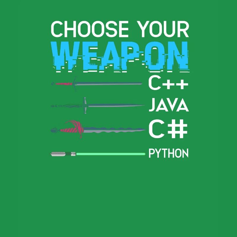 Choose your weapon C++ Java C# Phyton -