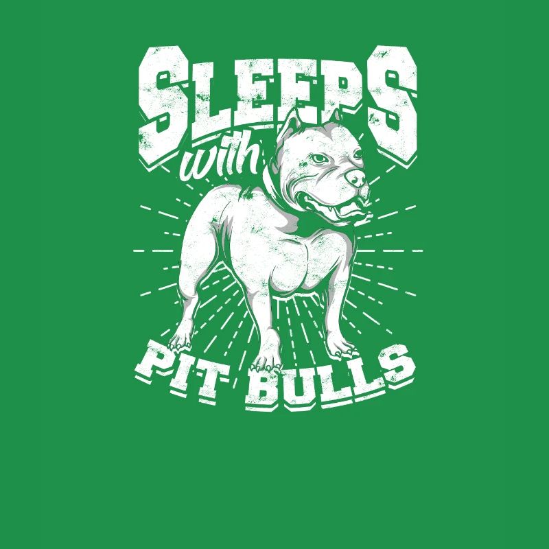 Dormir avec des pitbulls - pitbull