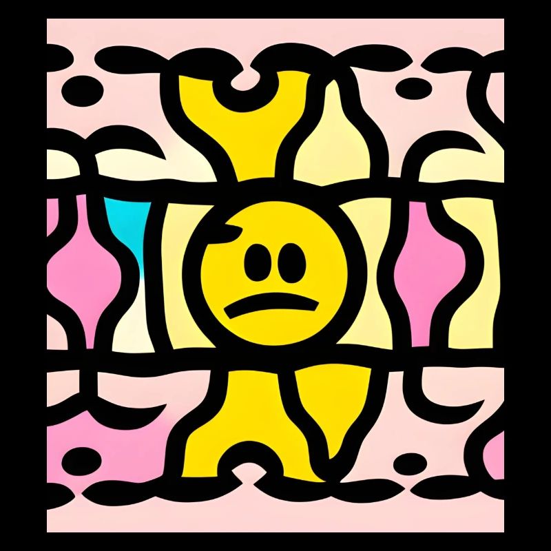 Illustration, Smile imaginaire, absurde et unique