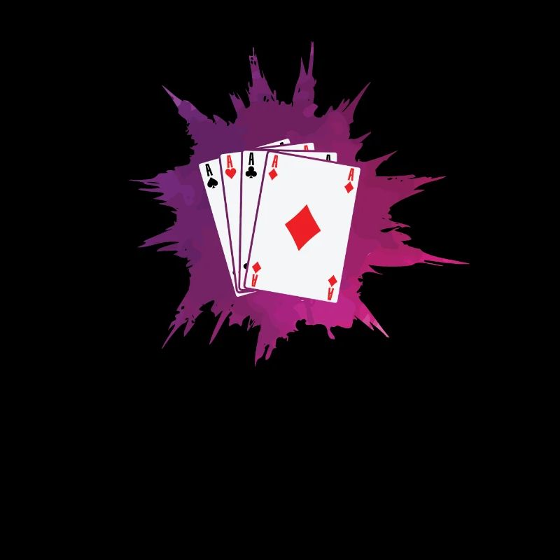 Poker oder Skat Kartenspiel Texas Holdem