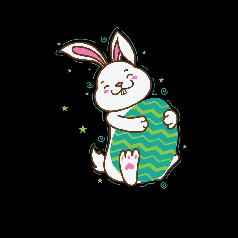 Easter Bunny with Easter Egg Spring
