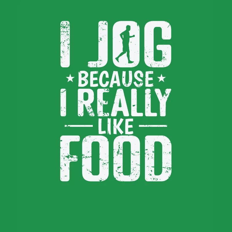 Je fais du jogging parce que j’aime vraiment le jogging alimentaire