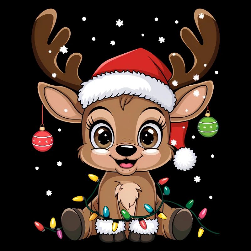 Rentier Weihnachten Weihnachtspullover niedlich