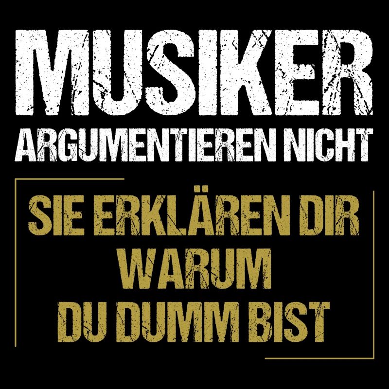 Musicians don't argue