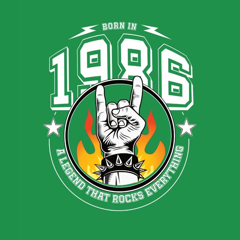 1986 Birthday, rocks everything