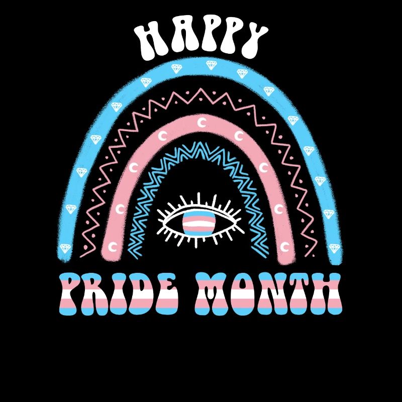 Boho Regenbogen Happy Pride Month Transgender