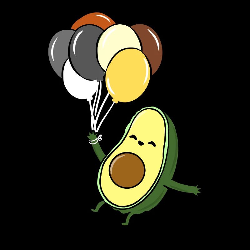 Avocado Balloon Gay Bear Pride