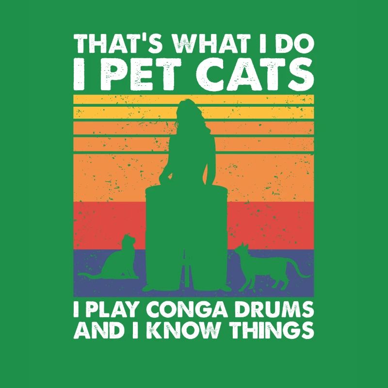 Pet Cats Play Conga Drums & Know Things