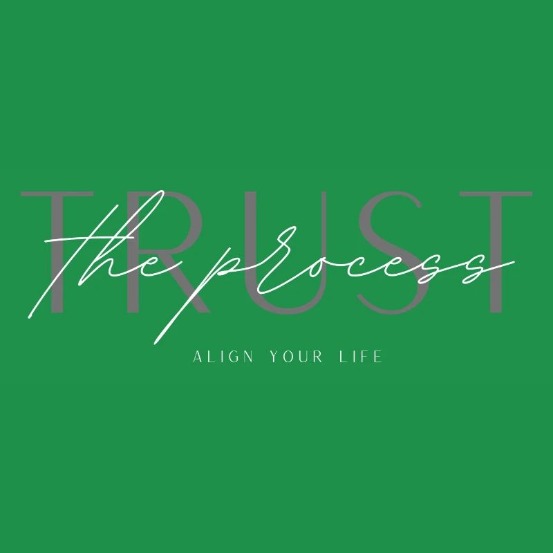 Trust the process. Align your life. Geschenkidee