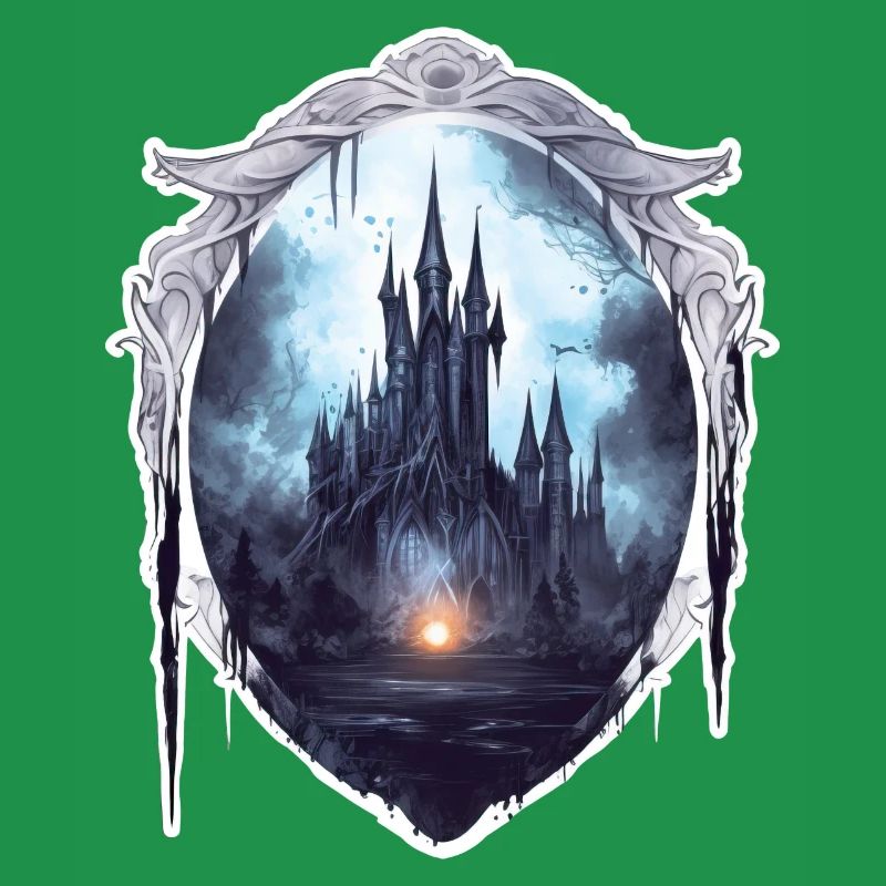 Gothic Castle Mystical Horror Fantasy