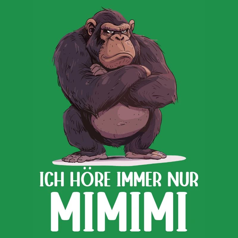 Gorille Singe Singe Gorilles J’entends Mimimi