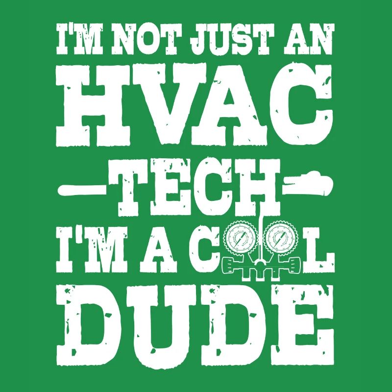 Drôle de technicien en CVC robe Hvac tech cool guy