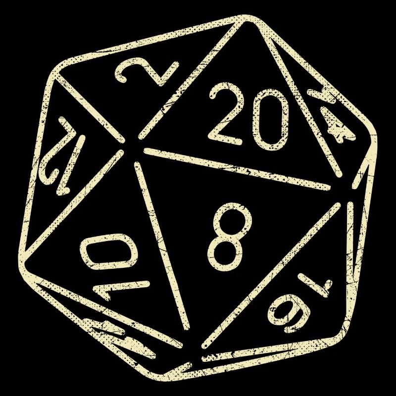 Jeu de société de dés 20 Sides Dungeons RPG Dragon