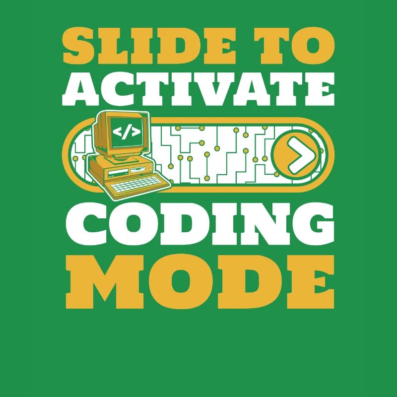 Faire glisser pour activer le codeur du développeur en mode codage