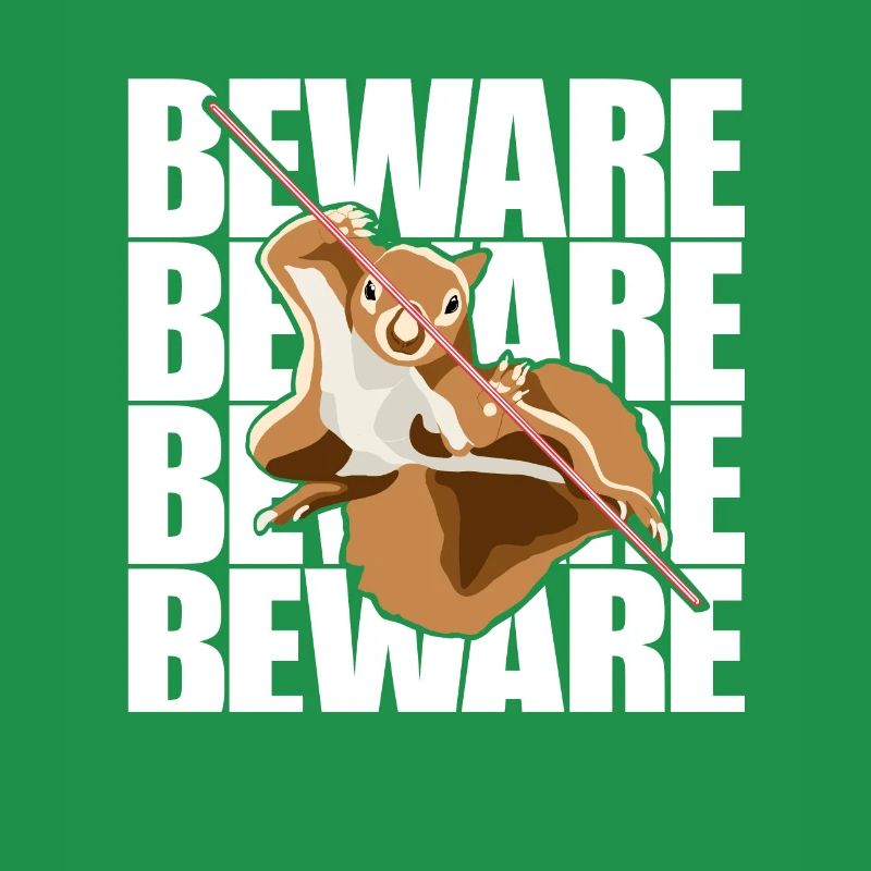 Beware Grauhörnchen Squirrel Fuchshörnchen