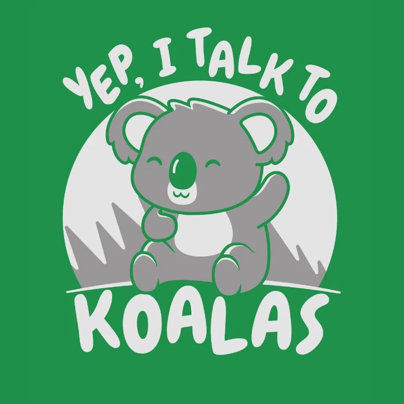 Ja, ich spreche mit Koalas Koalabär Phascolarctos