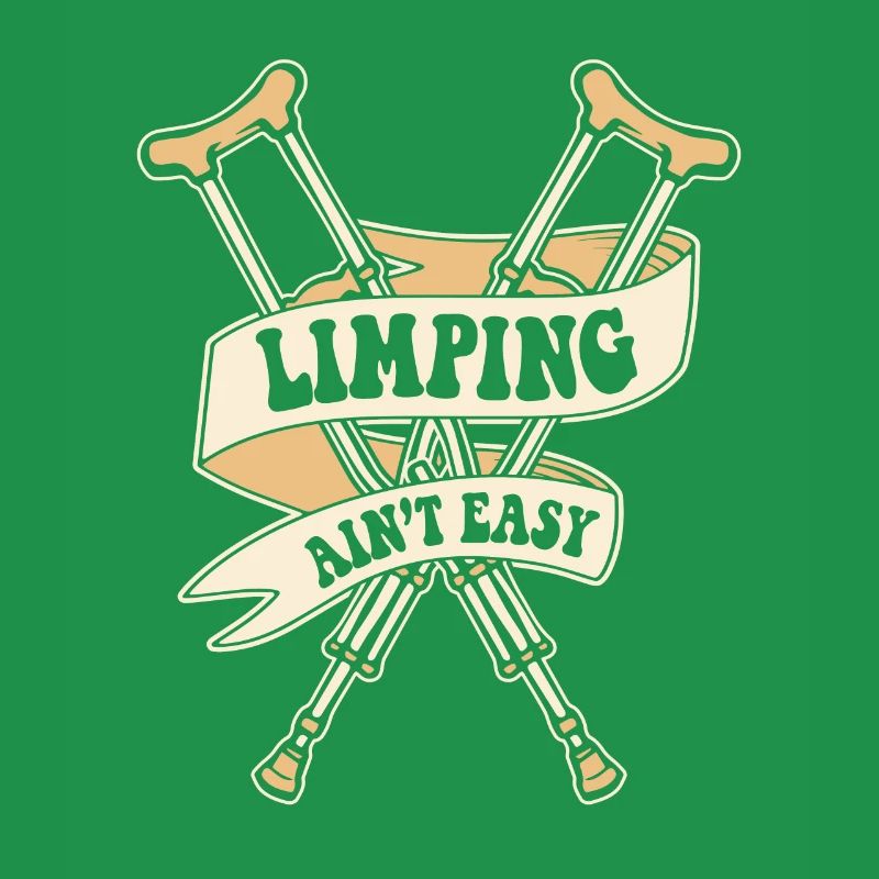 Limping Ain't Easy Broken Finger Broken Bone Bone