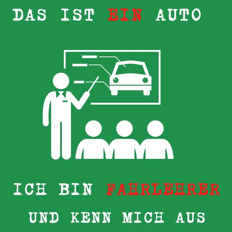 Das ist EIN Auto Ich bin Fahrlehrer
