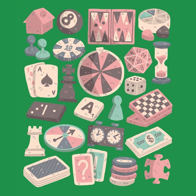Brettspiele und Gesellschaftsspiele