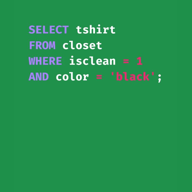 Programmer Database Science Software Coder Funny