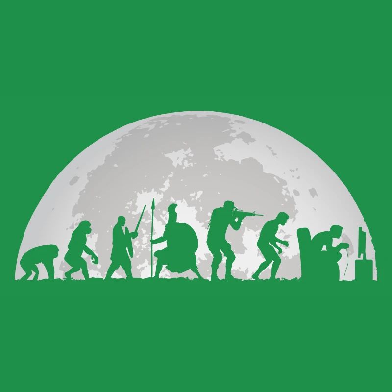 Gamer Midnight Full Moon Moon Evolution Gaming