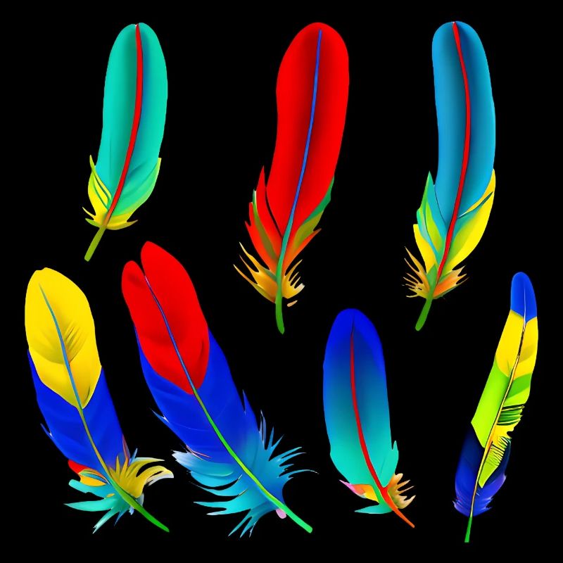 Plumes de perroquet