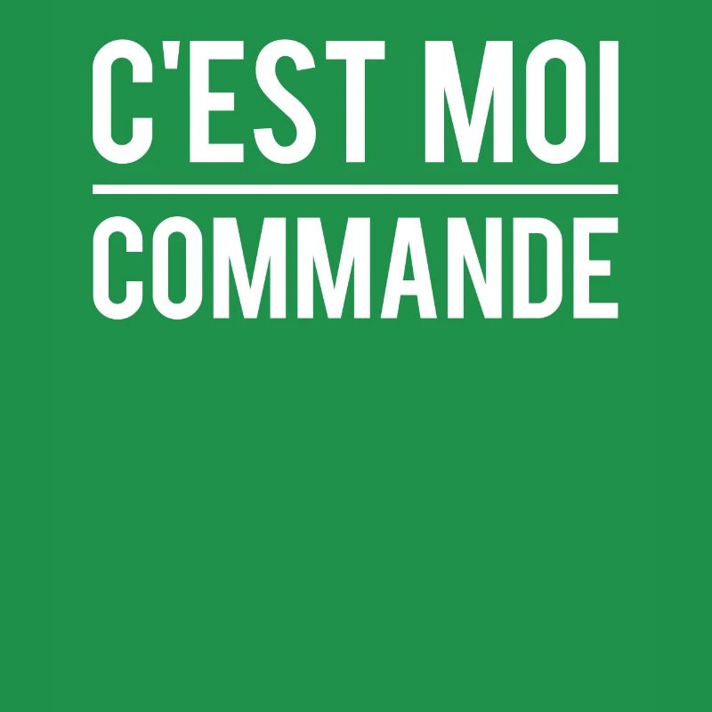 C'est moi qui commande chef patron humour