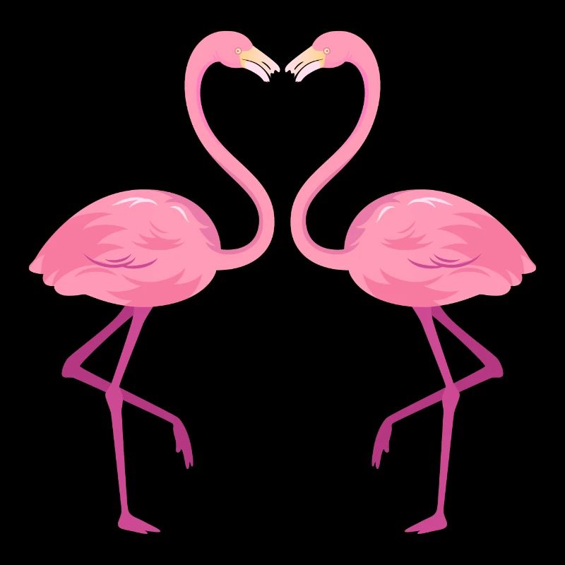 Flamingo Paar Pärchen Liebe Valentinstag