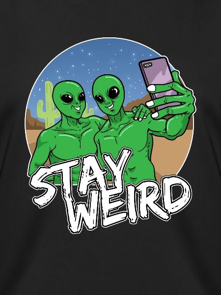 Alien Phone Selfie