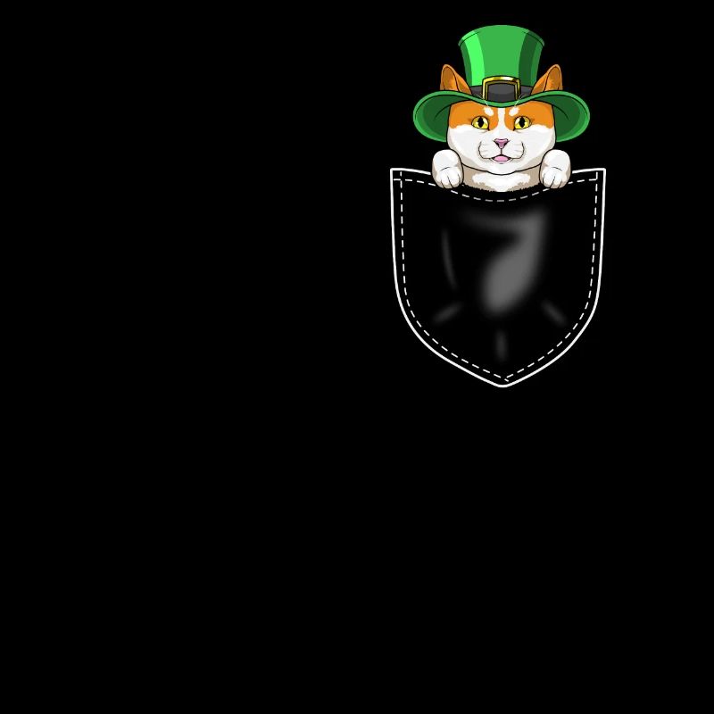 Lustiges Katzen St. Patricks Day Party Geschenk