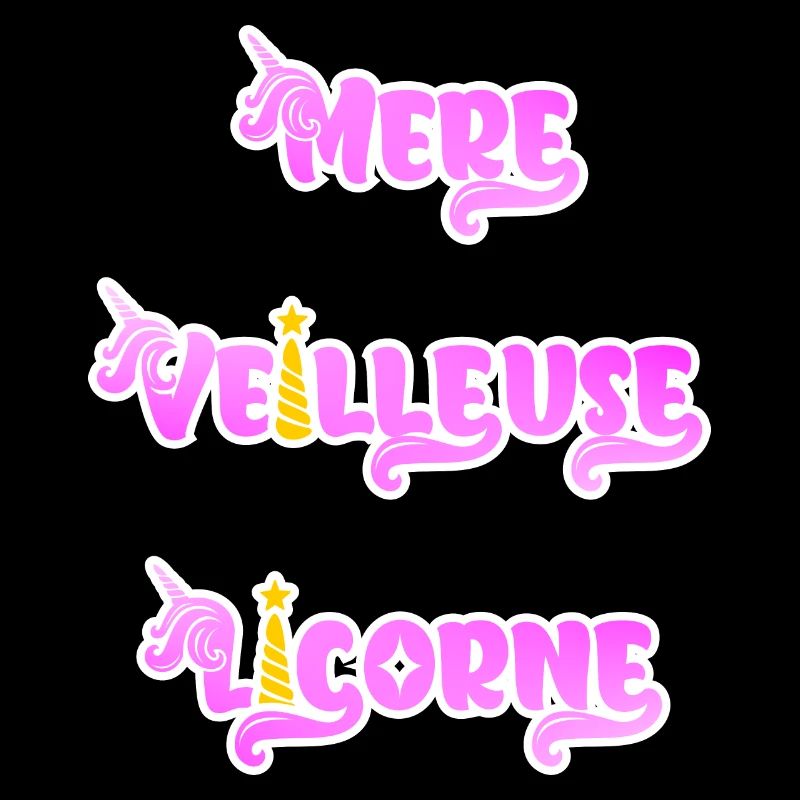Mère Veilleuse Licorne