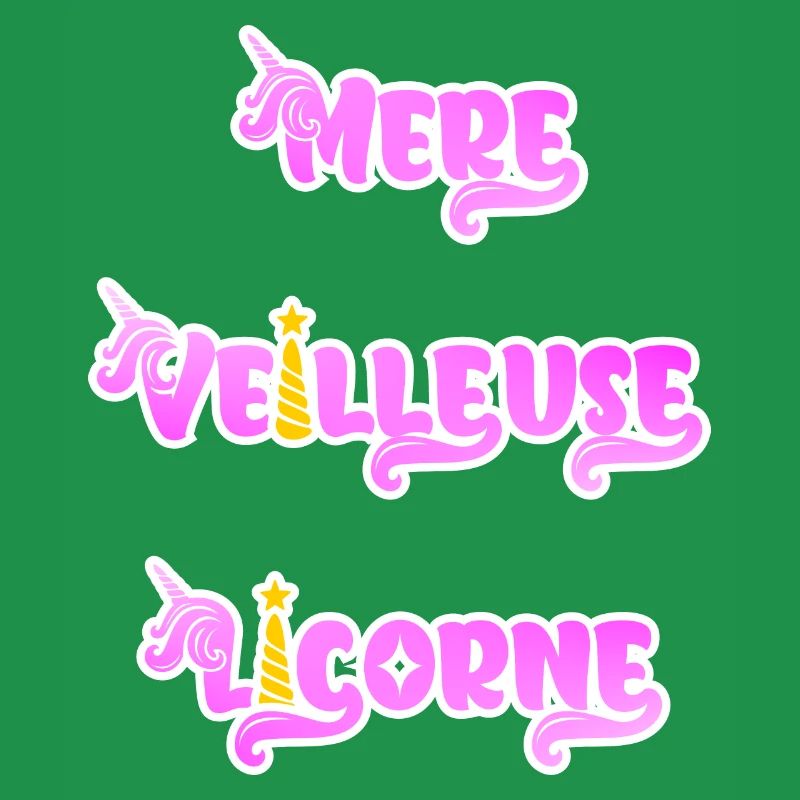 Mère Veilleuse Licorne