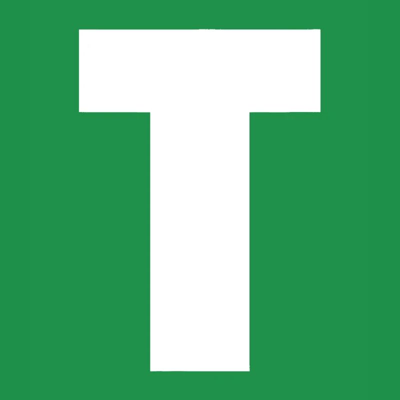 Buchstabe T Großbuchstaben Alphabet Monogramm Initiale