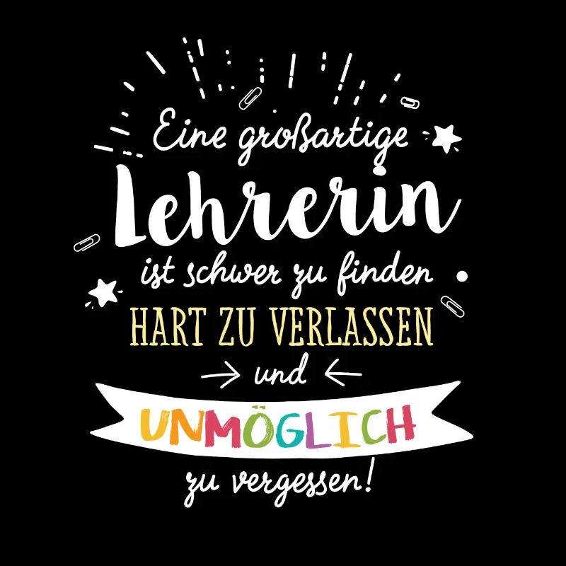 Großartige Lehrerin Spruch Abschied Geschenk