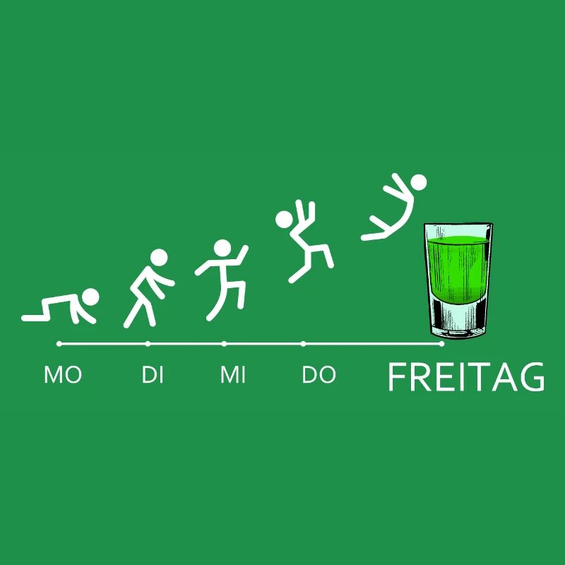 Pfeffi Evolution Pfefferminz Likör Saufen JGA