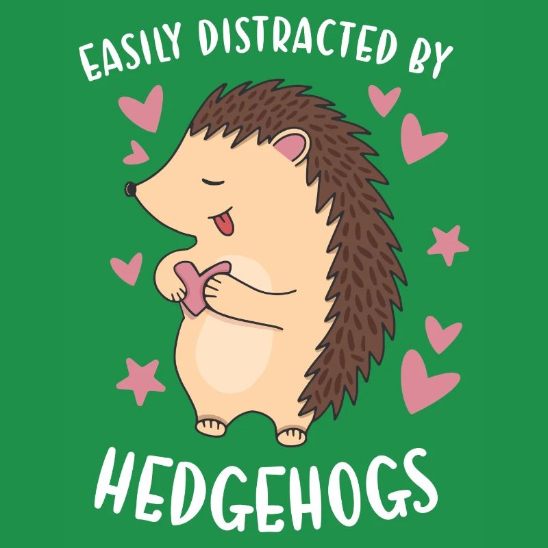 Hedgie Easily Distracted By Hedgehogs Hedgehog