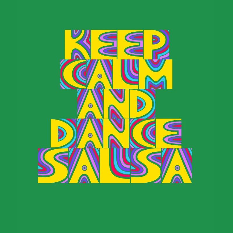 Keep Calm And Dance Salsa Geschenk